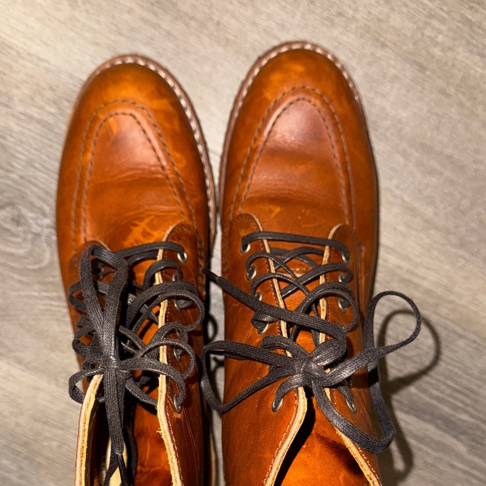 Red Wing Shoes Women's Brown Lace Up Boots - Picture 4 of 15
